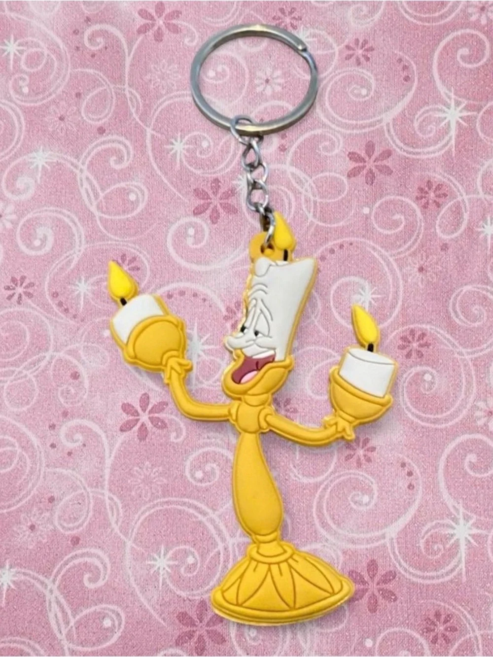 Lumpier e Candle Keychain - Yellow White Disney-Inspired